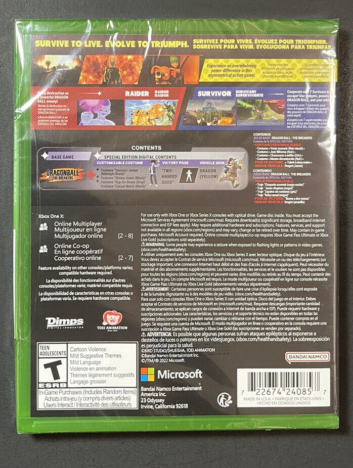  DRAGON BALL: THE BREAKERS Special Edition - Xbox One