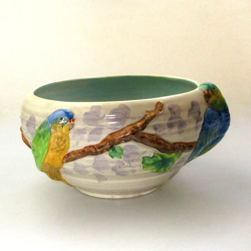 Clarice Cliff Parrot Bowl