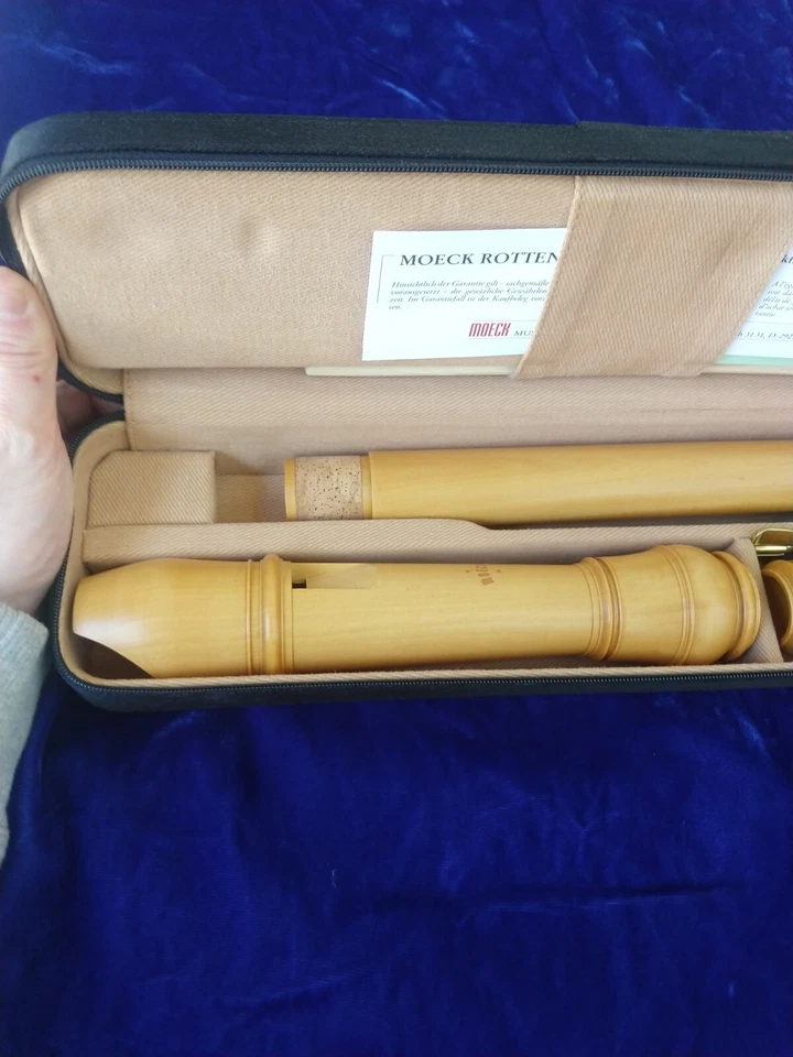 New Moeck Rottenburgh 4424 Tenor Recorder - Boxwood with Case - Image 2 of 4