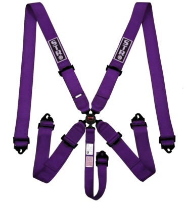 Sfi 5-Point Rennen Sitzgurt Aircraft Camlock Racing F1 F2 Lila str