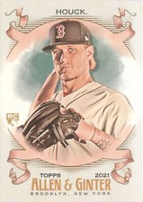 Tanner Houck RC 2021 Topps Allen & Ginter Baseball Rookie Card #225 Red Sox