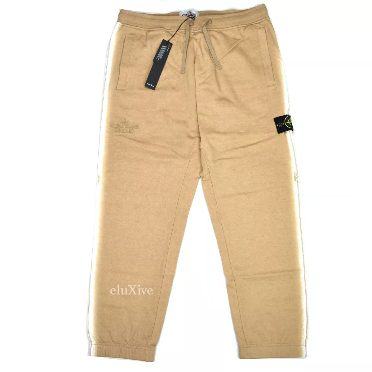 Supreme stone island sweatpants discount