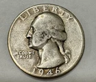 1946-D Quarter 90% Silver US Coin
