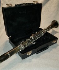 LJ. Hutchen Black Clarinet in Original Case