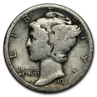 1923 P Mercury Silver Dime VG 90% Silver 10c Very Good