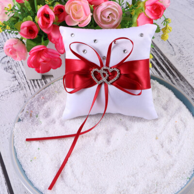 10 X10cm Ring Pillow for Bearer Decoración Para Bodas Bridal Rings