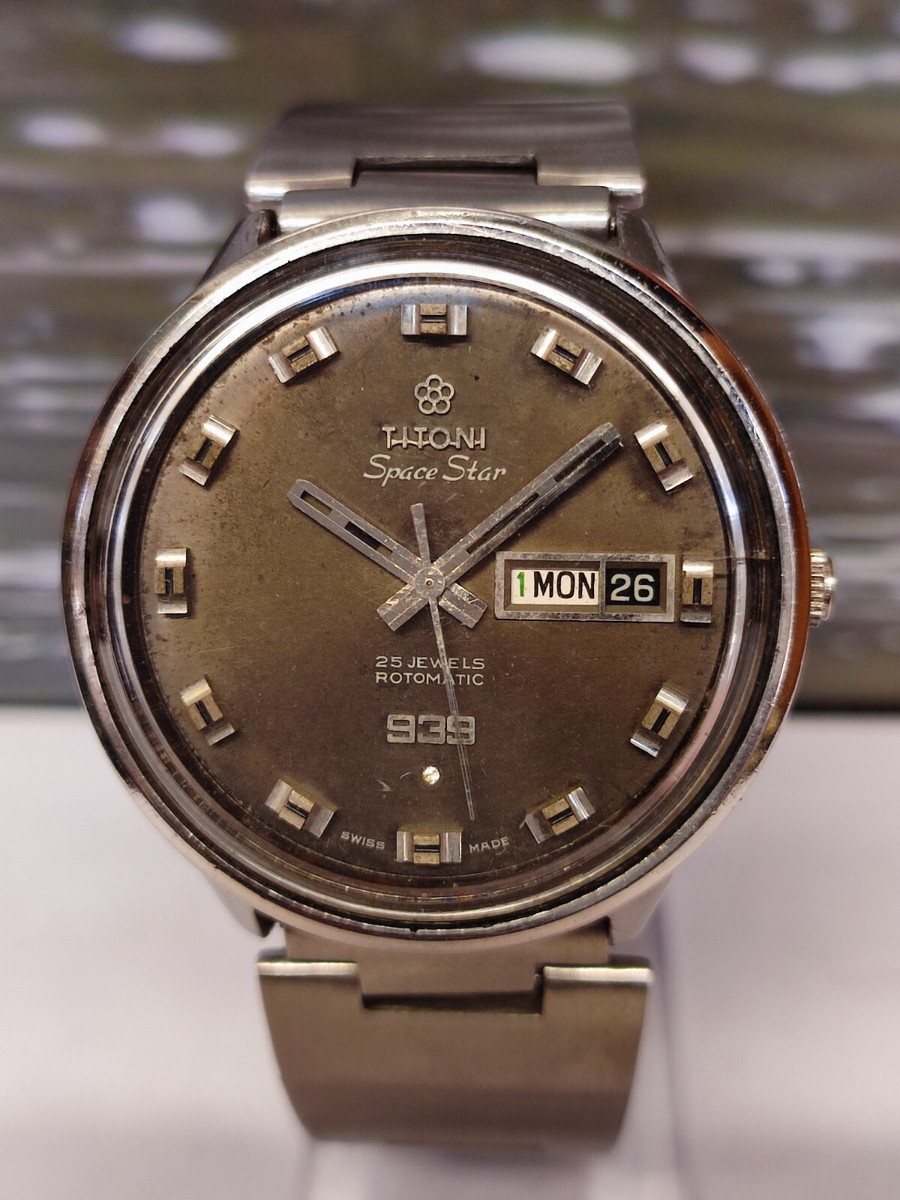 TITONI 939 SPACE STAR 25 JEWELS AUTOMATIC T00L.107 SWISS TITONI 939 SPACE STAR 25 JEWELS AUTOMATIC T00L.107 SWISS