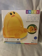 Intex Pool Lazy Fish Baby Inflatable Baby Pool, 40  X 32.5  for Ages 1-3