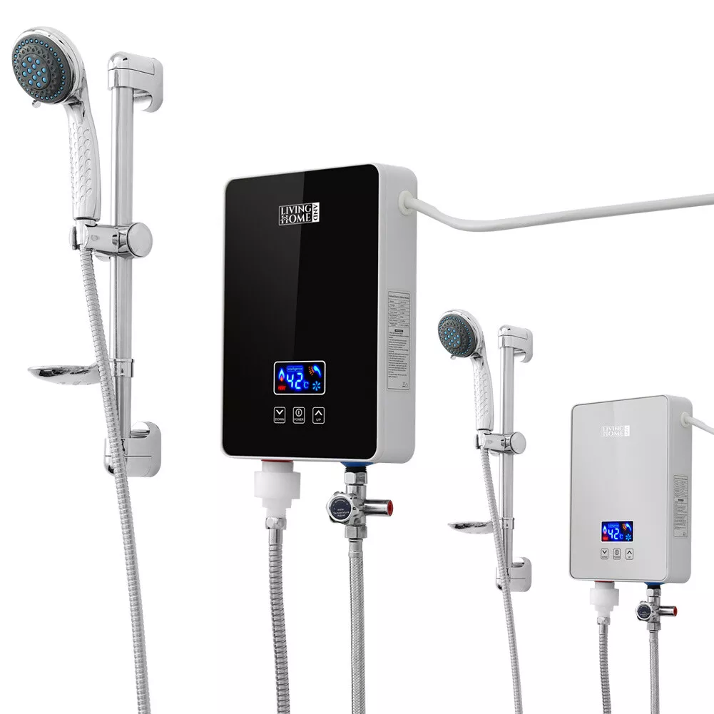 Instant Electric Tankless Hot Water Heater Under Sink Tap Bathroom Shower Heater