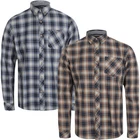New Mens Tokyo Laundry Branded Roma Checked Long Sleeve Cotton Shirt Size S-XXL