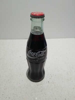 Coca Cola Albertville Olympics 1992 8 oz Bottle No Refill 36 USC 380 Sealed 