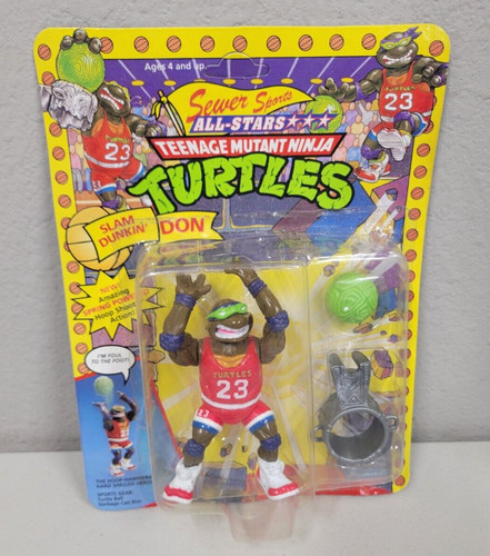 Vintage Teenage Mutant Ninja Turtles SLAM DUNKIN' ...