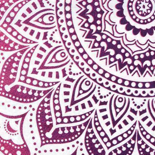 MANDALA FLORAL 32" FLOOR CUSHION CASE ETHNIC COTTON THROW OTTAMAN PILLOW COVER - Picture 5 of 6