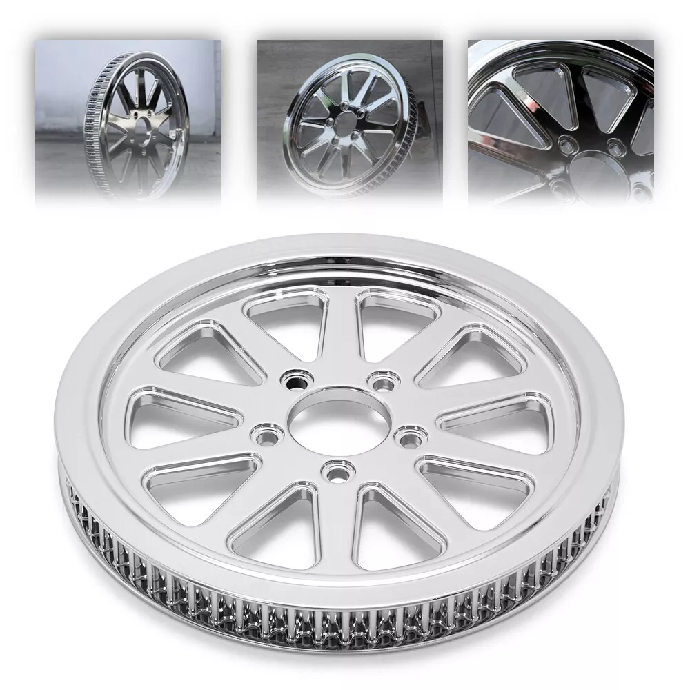 Chrome 70 Tooth 1 1 8 Spoke Rear Sprocket Pulley for Harley Softail Deluxe 00 06