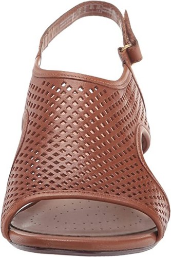 Clarks Women's Caroleigh Star Heeled Sandal, Tan Leather, Size, 7M US / 4.5  UK 889002177480 | eBay