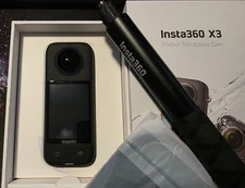 Insta360 X3 360 Action Camera + Invisible Selfie Stick 95%New