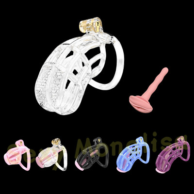Cobra Male Chastity Device Mamba Cage Men Resin Bird Locking Belt 5 Colors CC495