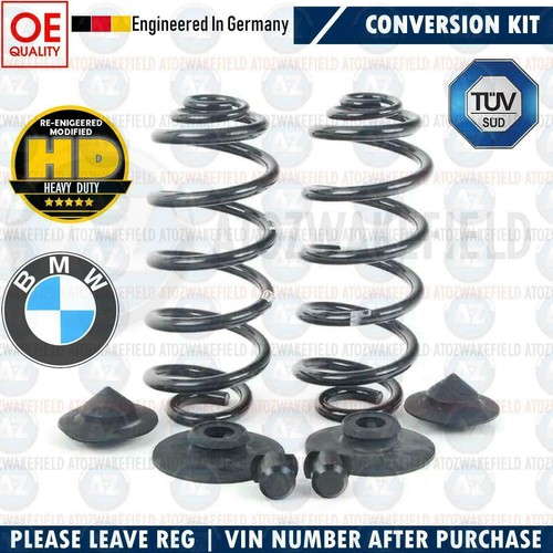 FOR BMW E61 ESTATE TOURING REAR AIR SUSPENSION BAG TO COIL SPRING CONVERSION KIT - Picture 2 of 24