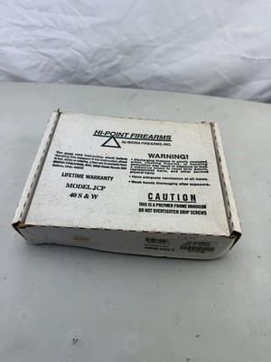 Hi Point Original Box With Accessories Factory JCP-40 Box. .40 S&W