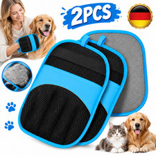 2 St&uuml;ck Tierhaarentferner Handschuh Fellmagnet zur Tierhaarentfernung