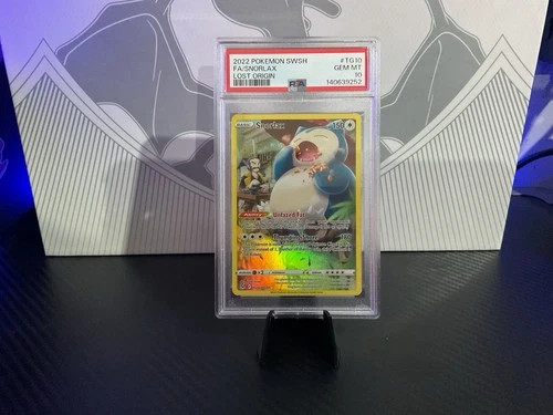 PSA 10🔥Snorlax Trainer Gallery TG10/TG30 Lost Origin Trainer Gallery Holo TCG🔥