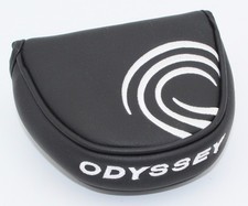 Odyssey White Swirl Mallet PutterHeadcover Golf Club Cover Very Good Condition 