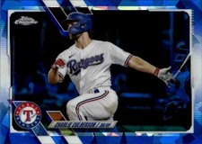 2021 Topps Chrome Update Sapphire Edition Charlie Culberson #US230 Texas 31O
