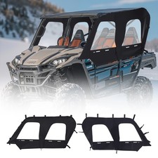 Cab Enclosure Upper Doors, Compatible with Kawasaki Teryx4 2012-2022, Soft Upper