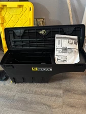 pickup truck bed storage tool box over wheel well swing out