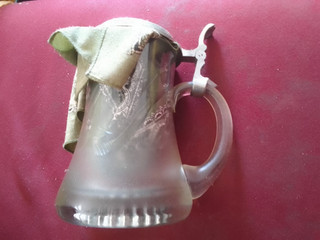 Bierkrug "Klosterbrauerei Indersdorf" mit Deckel