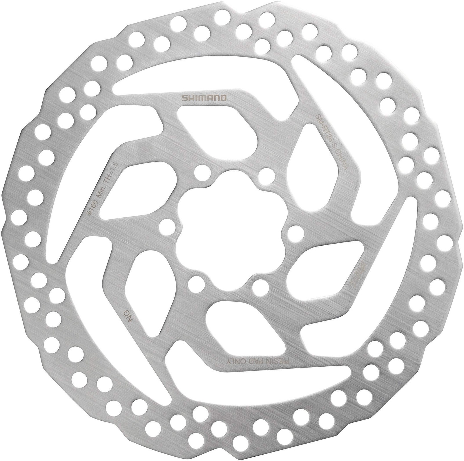 Shimano Acera SM-RT26 6 bolt disc rotor for resin pads, 160 mm