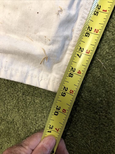 50s Lee Union Alls Sanforized White Jumpsuit Coveralls 38 Long Meadow Gold Milk - Picture 14 of 19