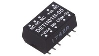 Przetwornica Dc/Dc, 1W, Uwej: 21,6...26,4 Vdc, Uwyj: 5 Vdc, Iwyj: 100Ma DETN01N-