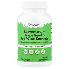 Resveratrol  Grape Seed  Red Wine Extracts, 240 Capsules