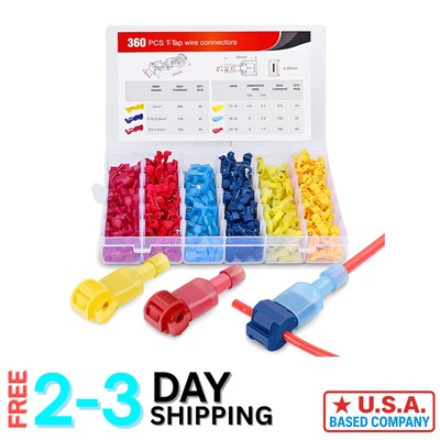 Effortless Wiring: 360PCS Self-Stripping Electrical Connectors Assortment Set