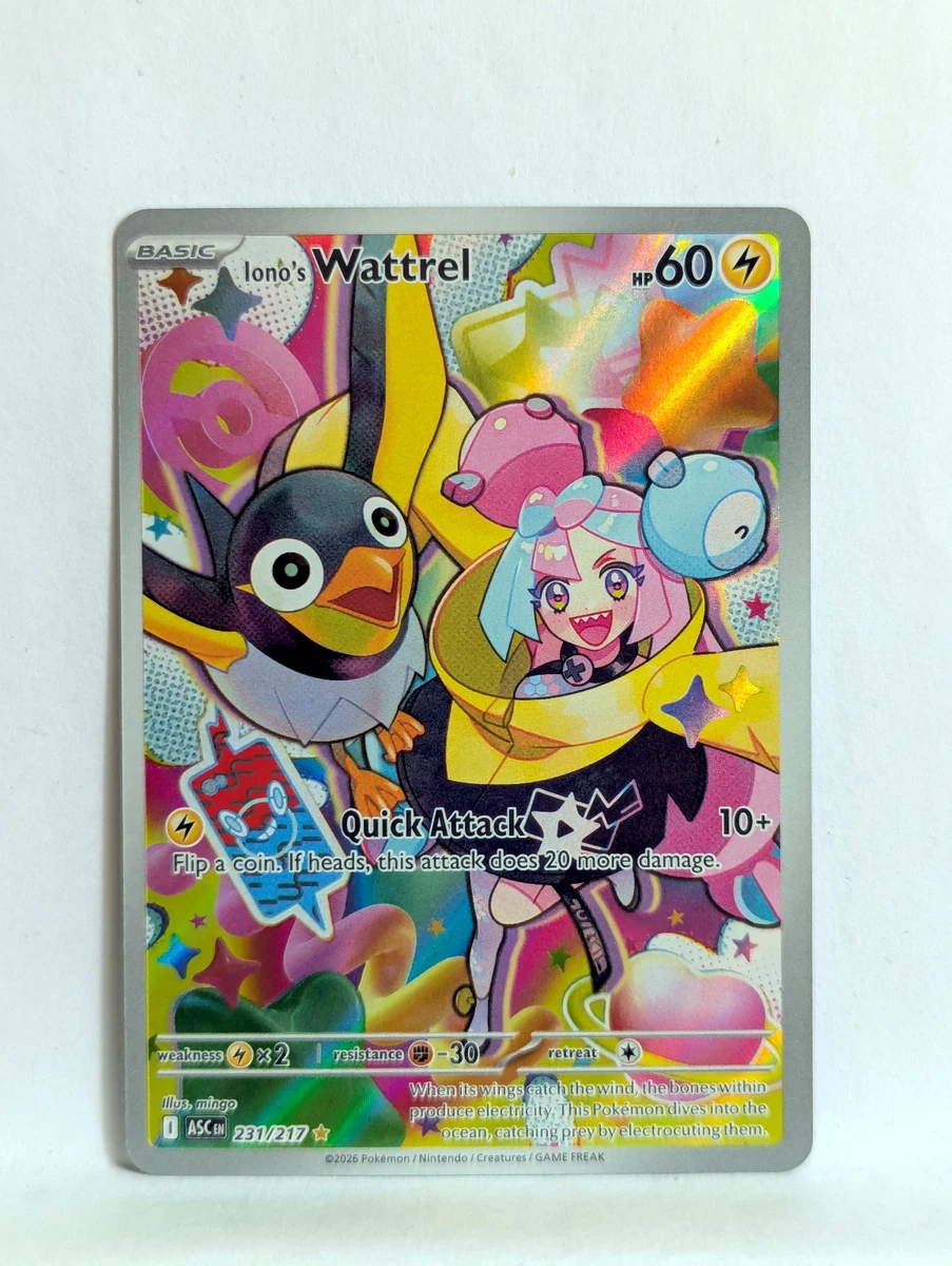 Iono's Wattrel Pokémon TCG Cards for sale | eBay
