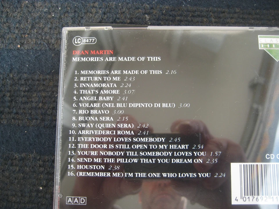 CD  DEAN MARTIN  Memories are made of this  Neuwertig  Best of  Greatest Hits - Bild 4 von 4