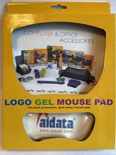 AIDATA Clear Logo Gel Mouse Pad Wrist Rest