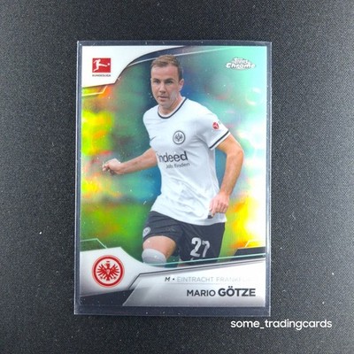 Topps Mario Götze Eintracht Frankfurt - Aqua - /275 Bundesliga Chrome 2022/23