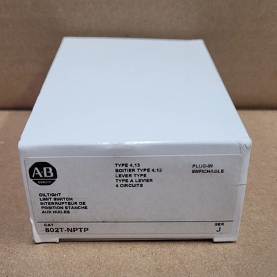 NEW Allen-Bradley 802T-NPTP Oil Tight Limit Switch 802TNPTP