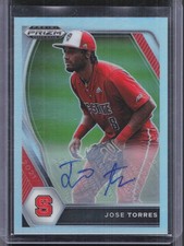 2021 Panini Prizm Draft Picks #PDP89 Jose Torres Base Autographs Silver Prizm