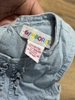 Vtg Gymboree  denim bubble romper ruffle infant — photo 3