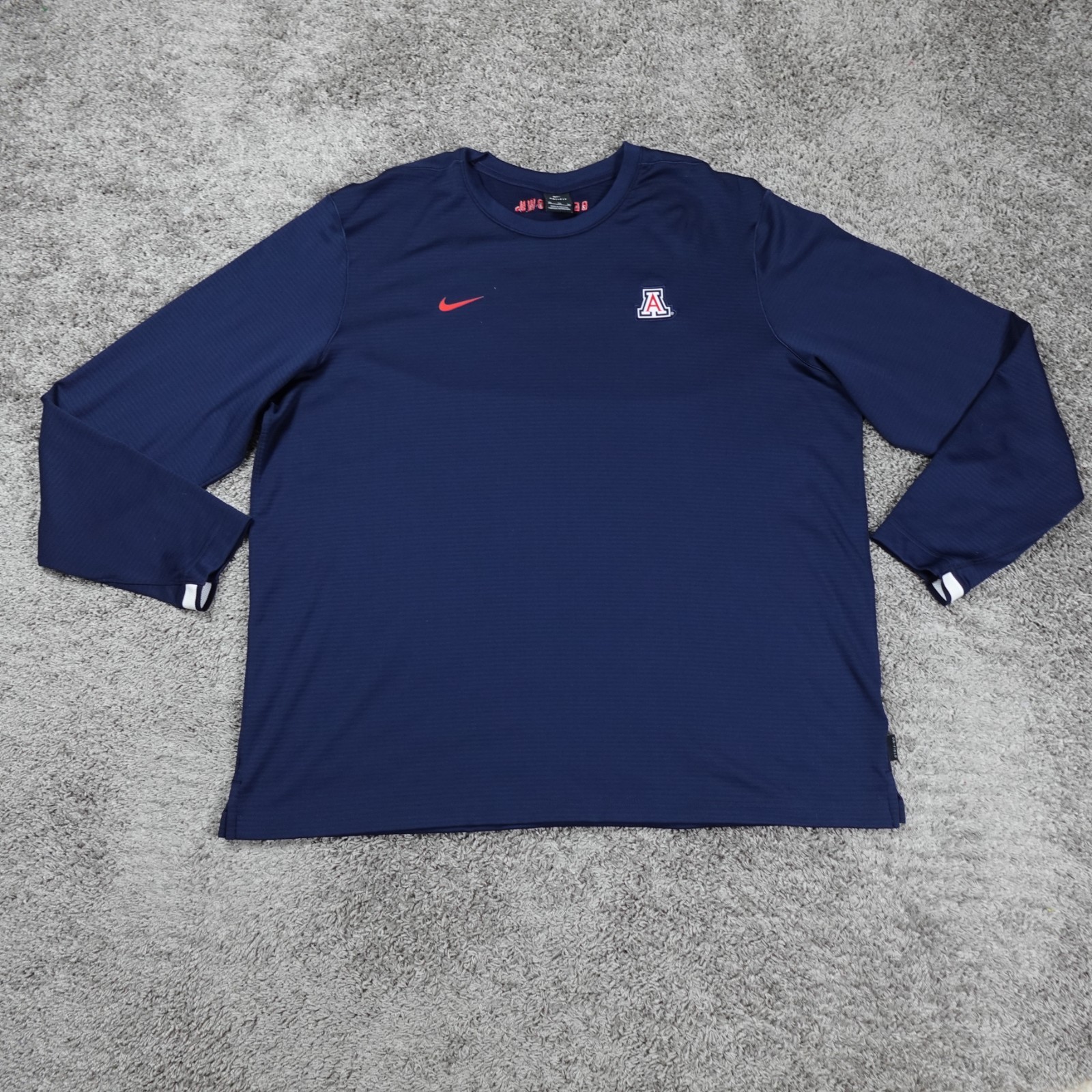 Arizona Wildcats Shirt Mens 3XL Nike Crewneck Pullover Thermal Sweater