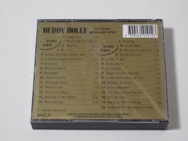 2 CD Buddy Holly:  All Time Greatest Hits  (1992 MCA Records, Australia) - Bild 2 von 4