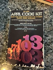 ARRL Morse Code Kit Boost WPM Speed Read Send Receive American Radio Relay VTG