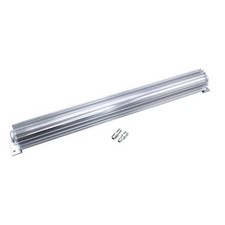 1 Set Transmission Cooler 24" Dual Pass Satin Aluminum Finned Transmission
