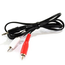 Skytronic 104.801 2.5m 3.5mm Stereo to RCA Audio Cable for Home Hi-Fi