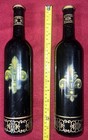 Fleur De Lis Decorated Wine Bottles Home Decor — photo 4