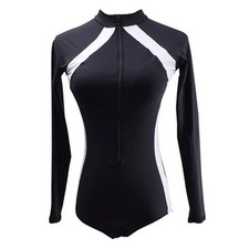 1 szt. Strój kąpielowy z długim rękawem Damski strój kąpielowy Damski strój surfingowy Obcisła odzież plażowa