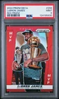 2024 PANINI PRIZM DECA RED PRIZM #294 LEBRON JAMES 195/199 PSA 9